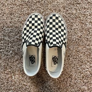checkered vans